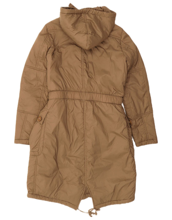 Giacca Parka oversize con cappuccio da donna Replay UK 10 Small Marrone Poliammide