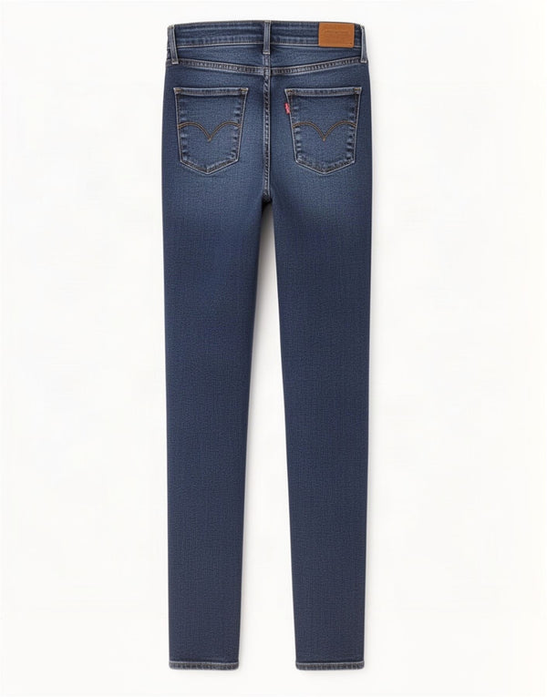 Jeans skinny a vita alta Levi's 721 da donna W31 L32 Lyocell blu