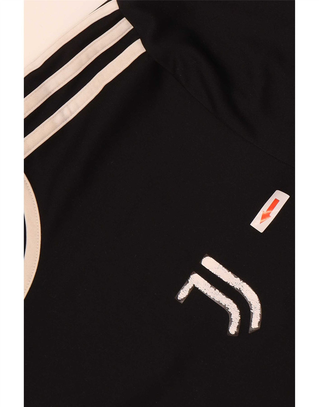 Adidas Uomo Juventus T-shirt grafica Top Small Nero Colourblock Poliestere