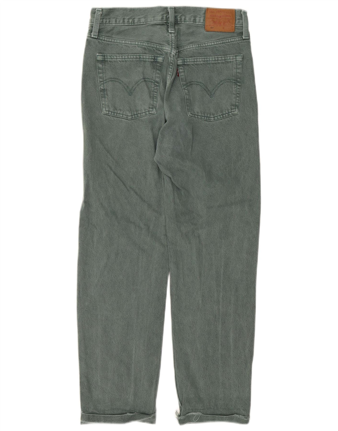 LEVI'S Jeans dritti da donna 501 W27 L28 Cotone verde