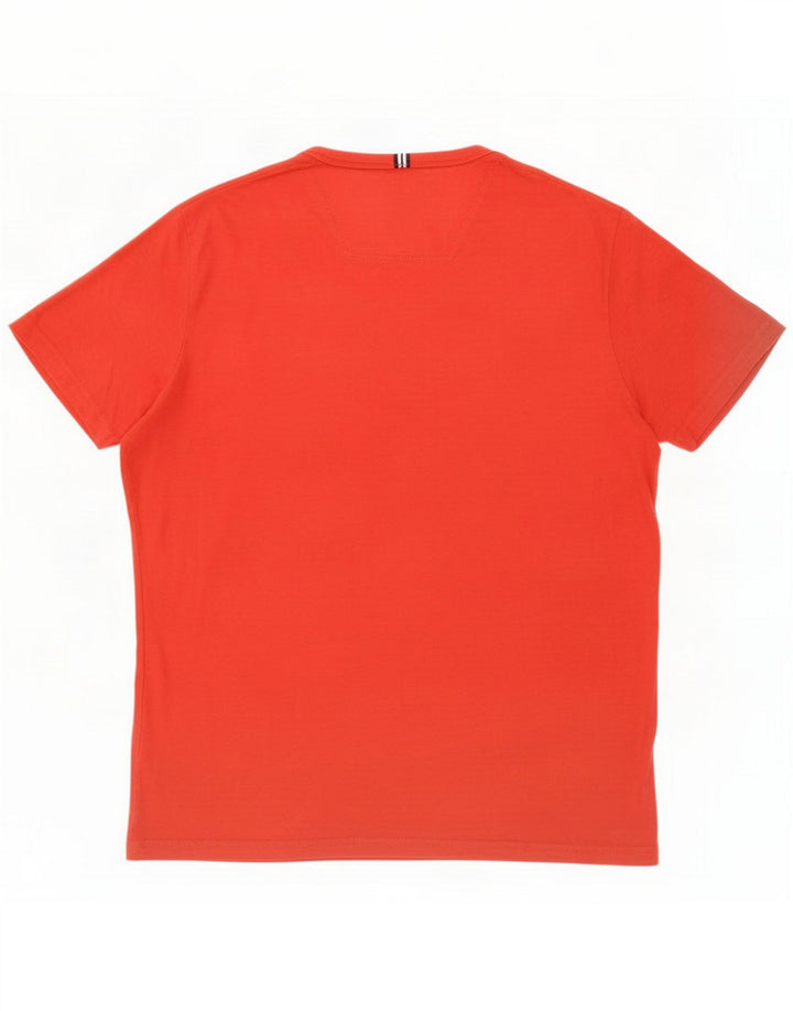 Joules T-shirt da uomo grande rossa in cotone