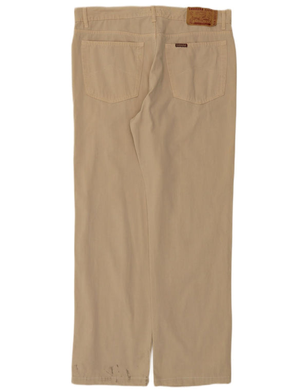 Pantaloni casual dritti da uomo Carrera IT 52 XL W34 L30 Cotone beige
