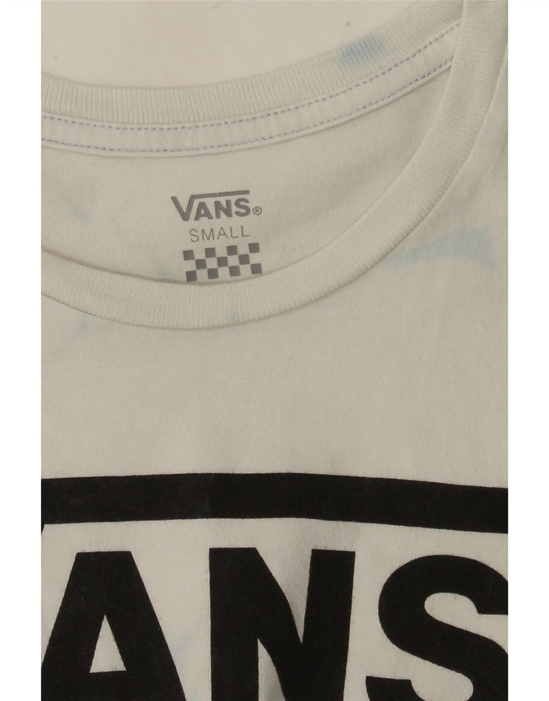 T-shirt grafica da donna Vans Top UK 10 Small White Tie Dye