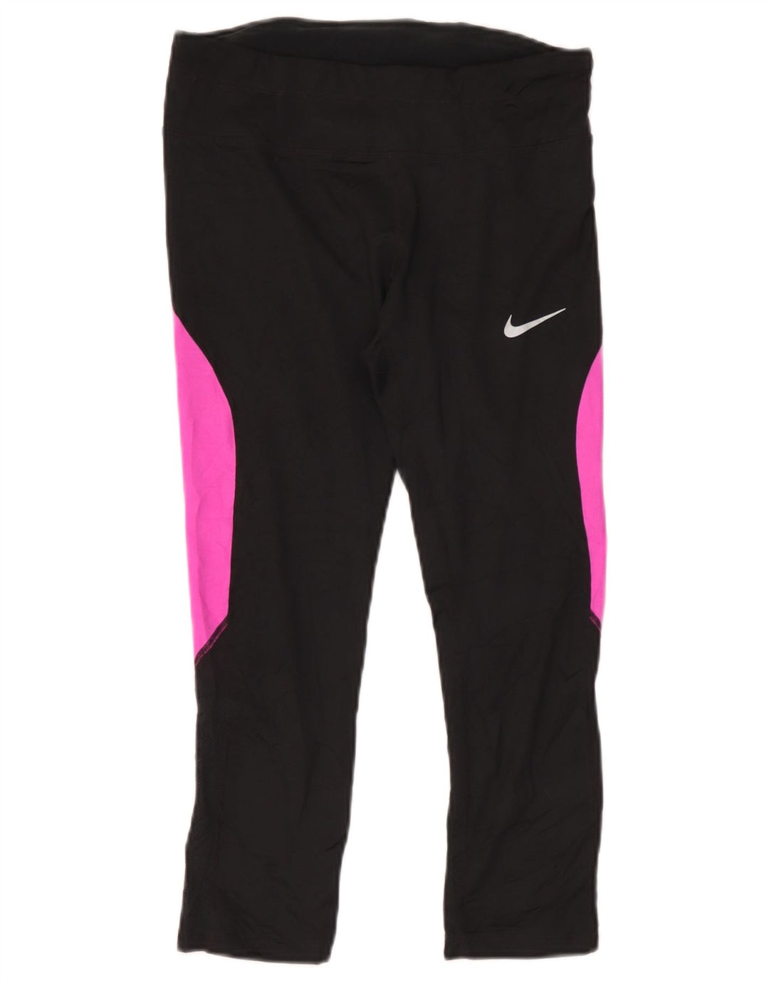 Leggings Nike Dri Fit da donna UK 12 Medium Black Colourblock in poliestere