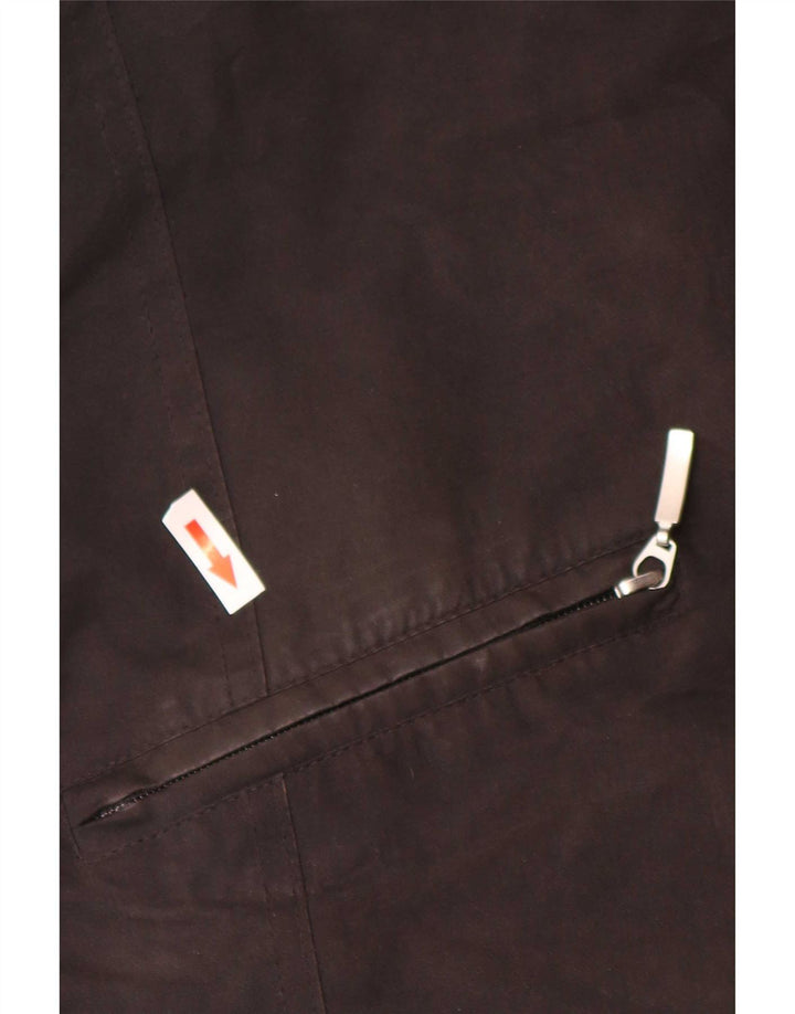 Giacca da donna in cotone cerato Barbour UK 14 grande poliestere marrone