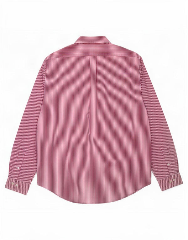 Polo Ralph Lauren Camicia da uomo su misura misura grande in cotone a righe rosa