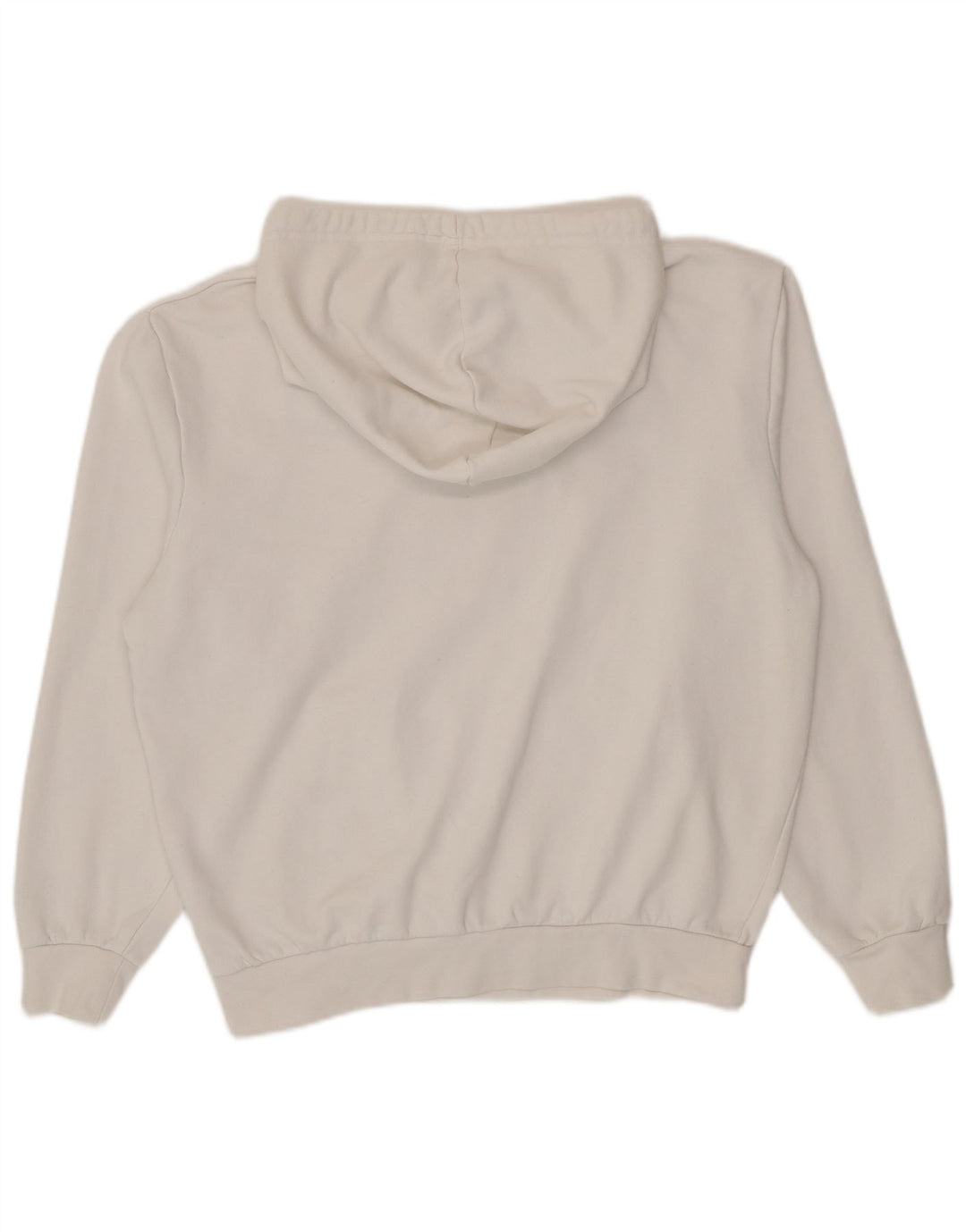 Maglione con cappuccio grafico da uomo Kappa grande in cotone bianco