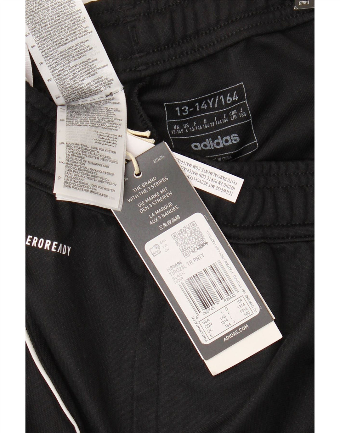 ADIDAS Ragazzi Crusaders F.C. Pantaloni da tuta con grafica 13-14 anni Neri