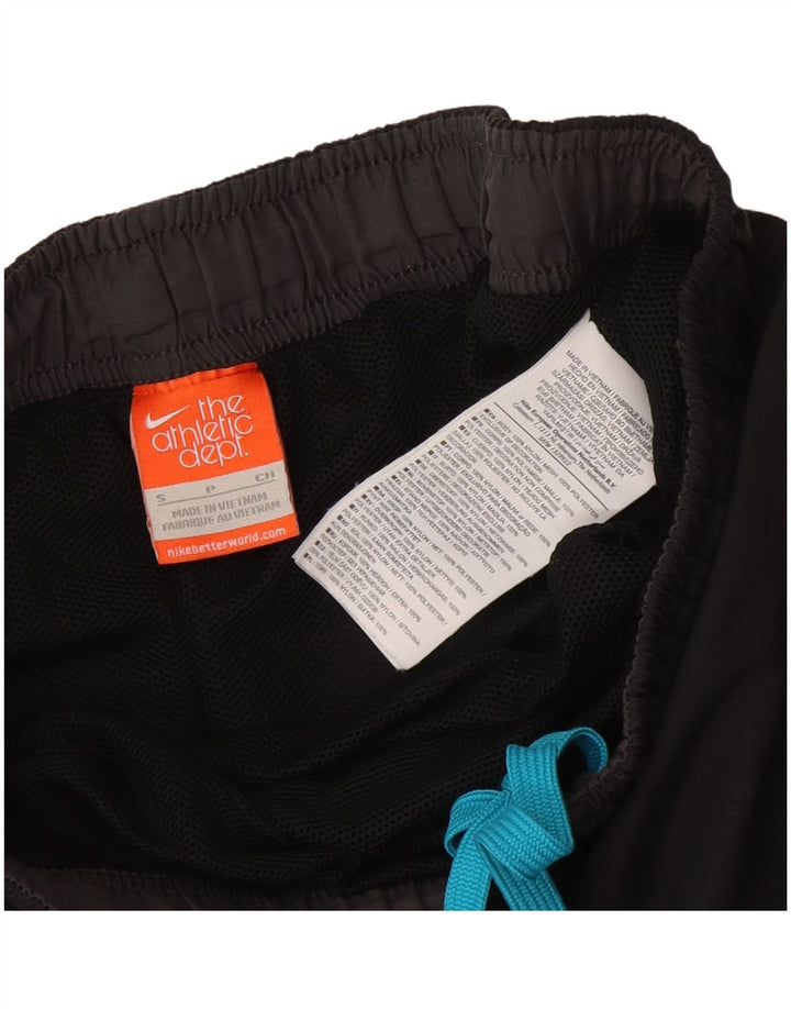 Pantaloncini sportivi grafici Nike da uomo piccoli in nylon nero