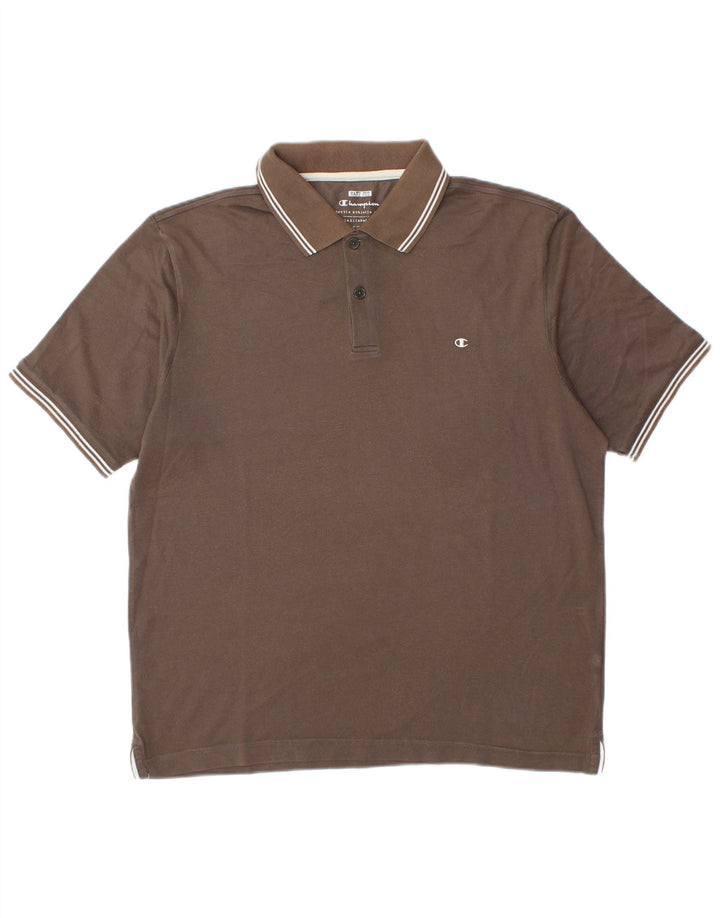 Polo Champion da uomo Easy Fit, taglia grande, marrone