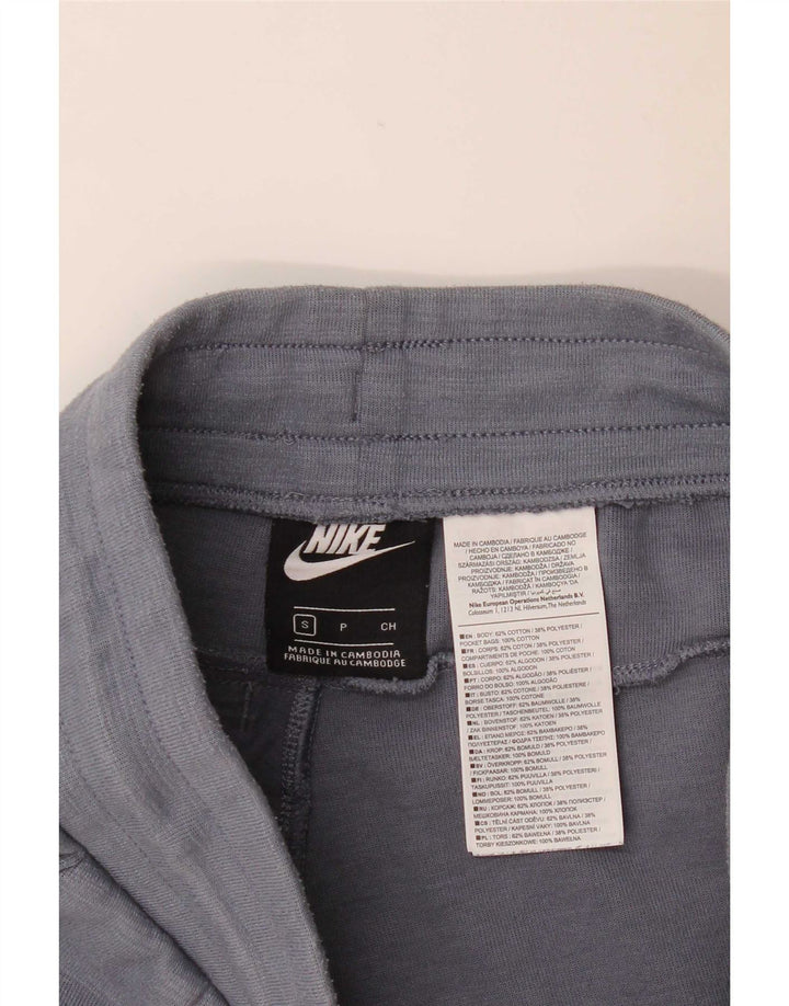 Pantaloncini sportivi Nike da uomo piccoli in cotone screziato blu navy