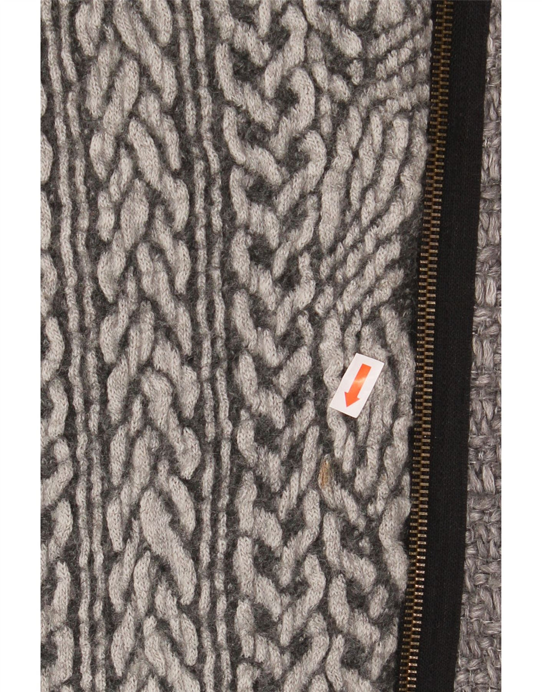 DESIGUAL Cappotto con cappuccio grafico da donna EU 40 Grigio medio a quadri