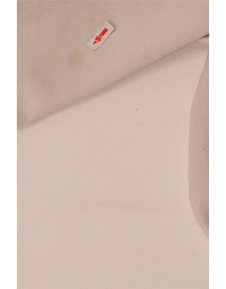 Guess Felpa con grafica da uomo Maglione Medium White Poliestere