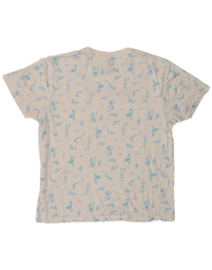 T-shirt grafica da uomo HURLEY Top in cotone bianco medio