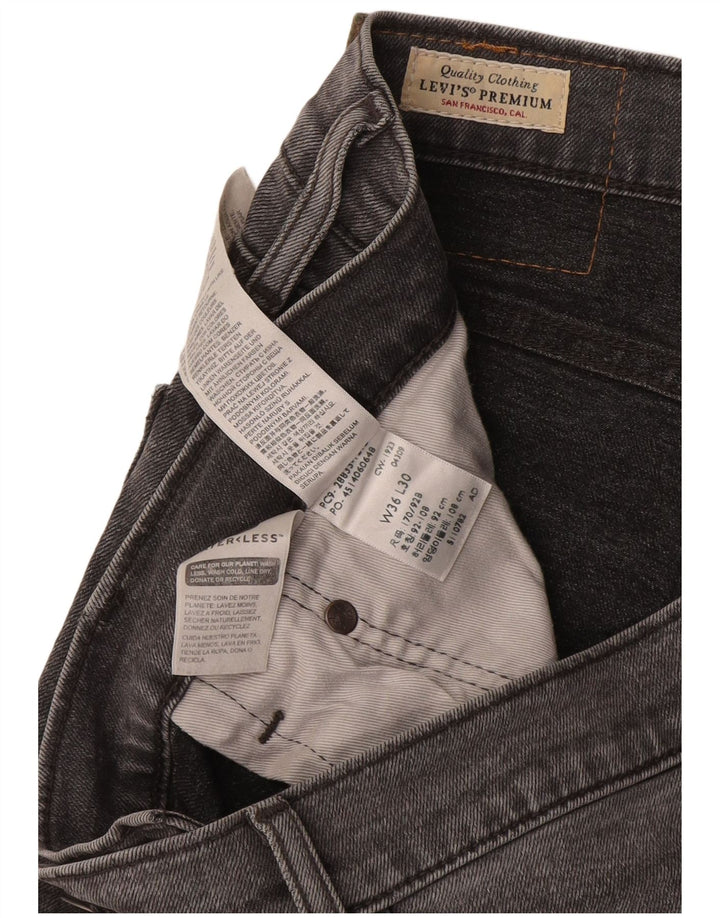 Jeans Levi's da uomo slim affusolati W36 L30 cotone grigio