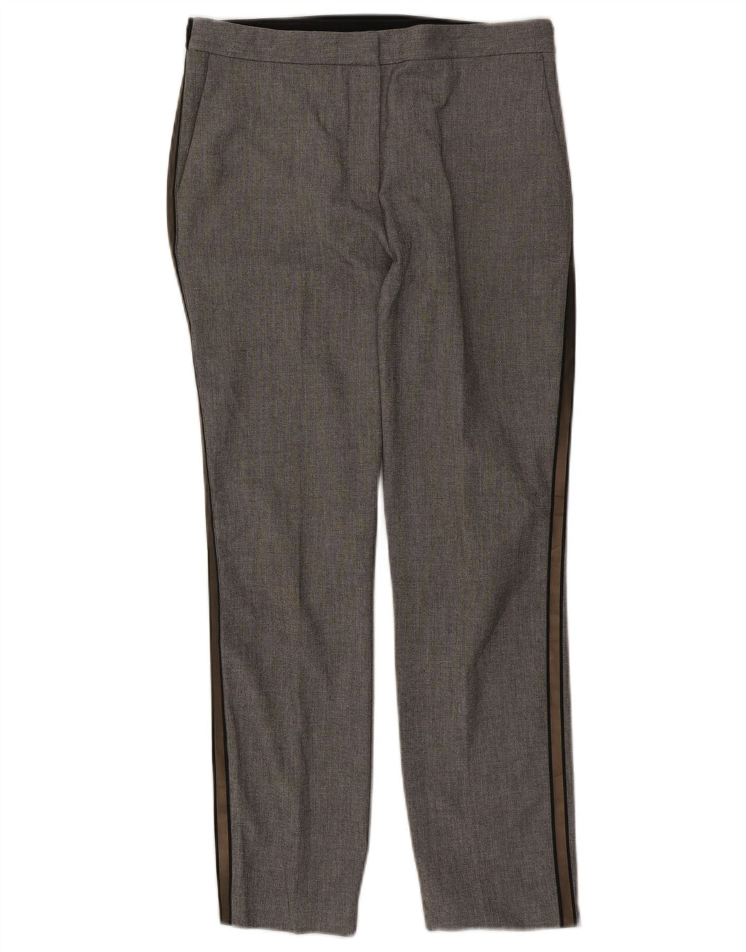 Pantaloni da abito dritti da donna Zara grandi W32 L28 grigi