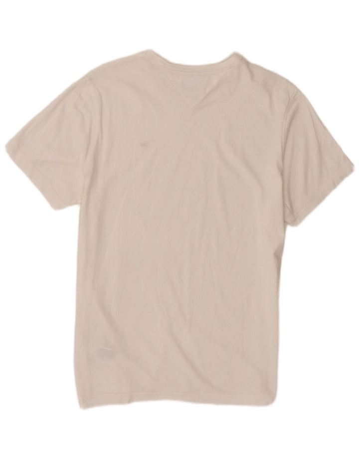 T-shirt da uomo Tommy Hilfiger Top grande in cotone bianco