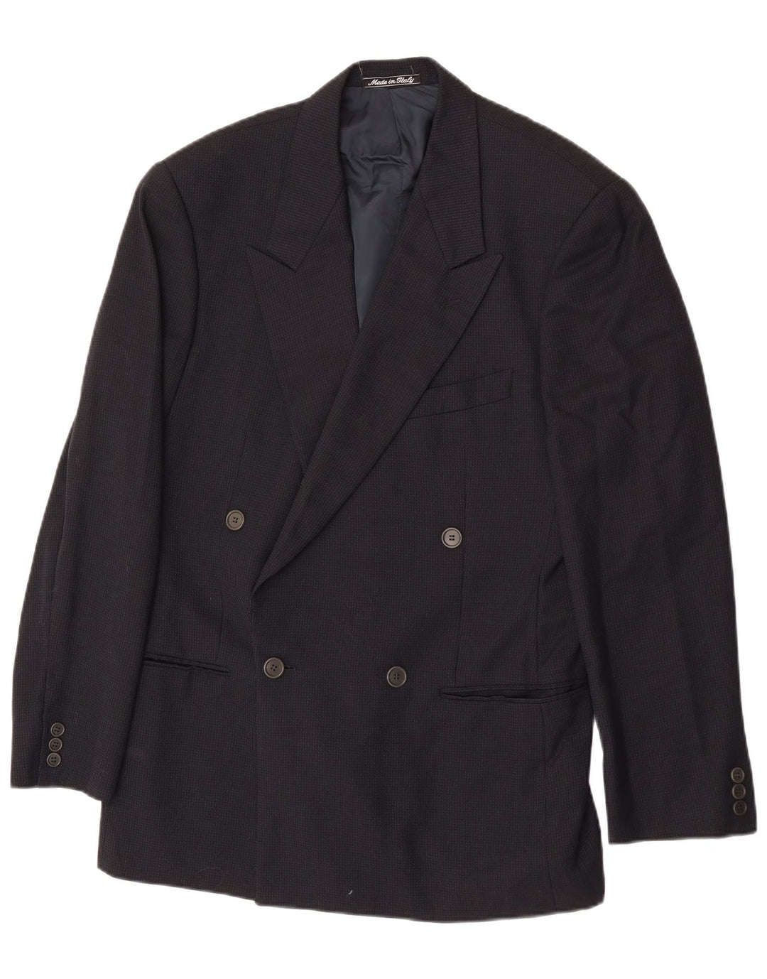 Giacca blazer da uomo Giorgio Armani IT 46 piccola blu navy classica