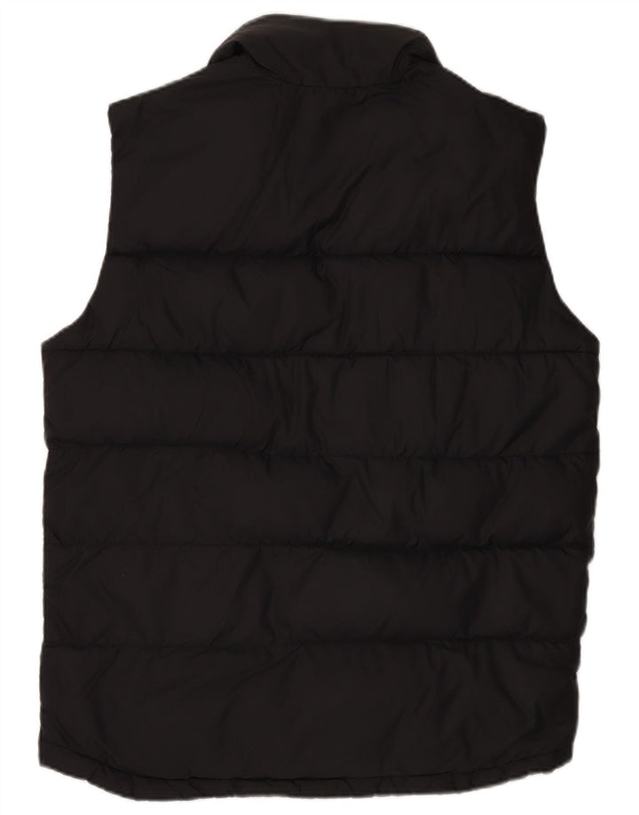 TOMMY HILFIGER Gilet imbottito da uomo UK 40 Large Nero Nylon