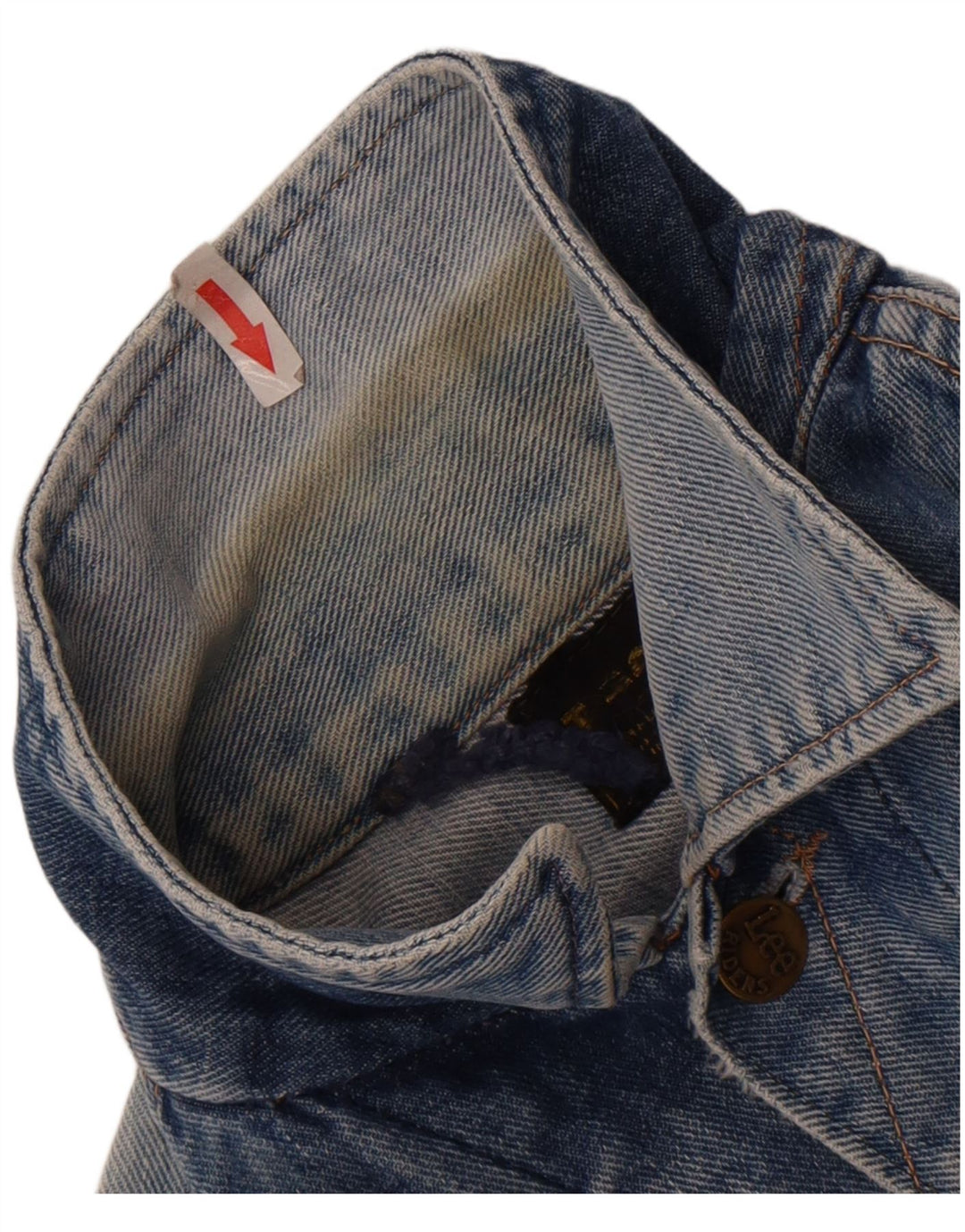 Giacca in denim corta da donna Lee UK 12 Blu medio