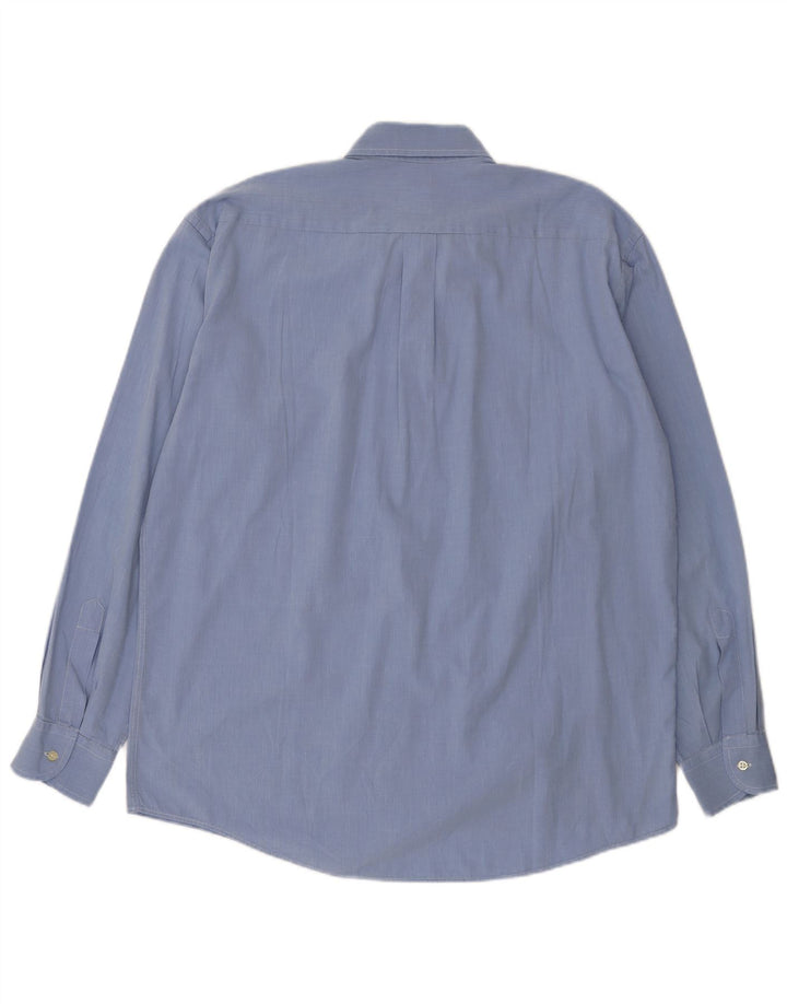 Camicia da uomo Ferre taglia 42 16 1/2 grande cotone blu