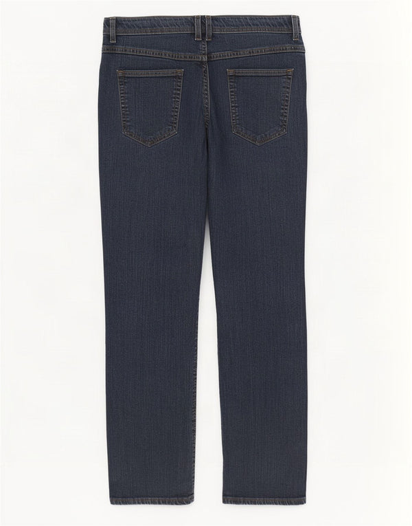 Jeans dritti da donna Marks & Spencer UK 14 medio W30 L30 blu navy