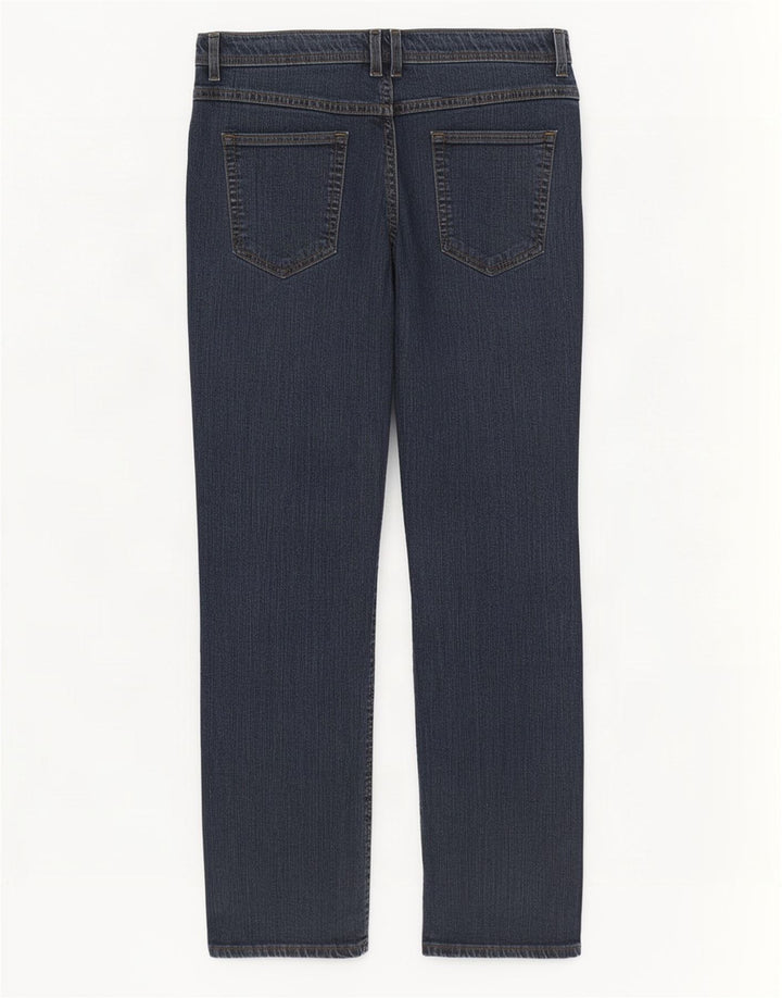 Jeans dritti da donna Marks & Spencer UK 14 medio W30 L30 blu navy