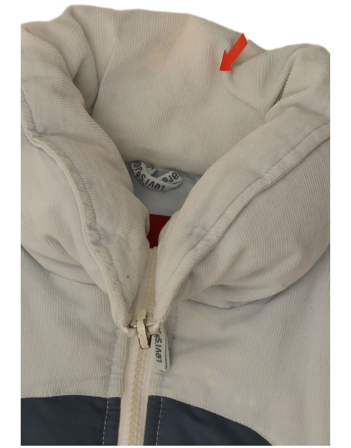 Giacca imbottita da donna Levi's UK 6 XS Poliestere color block bianco