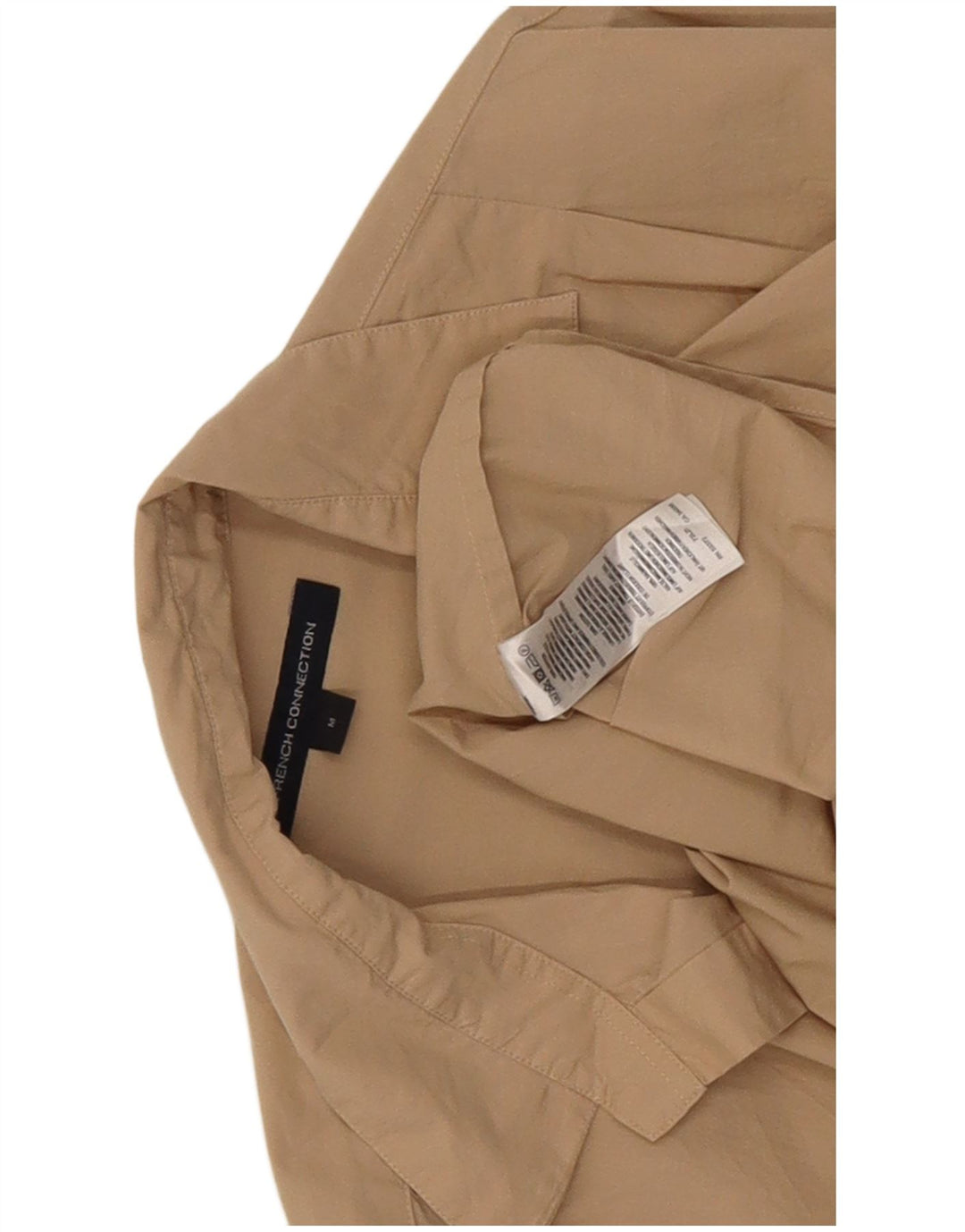 French Connection Camicetta oversize senza maniche da donna UK 14 Beige medio