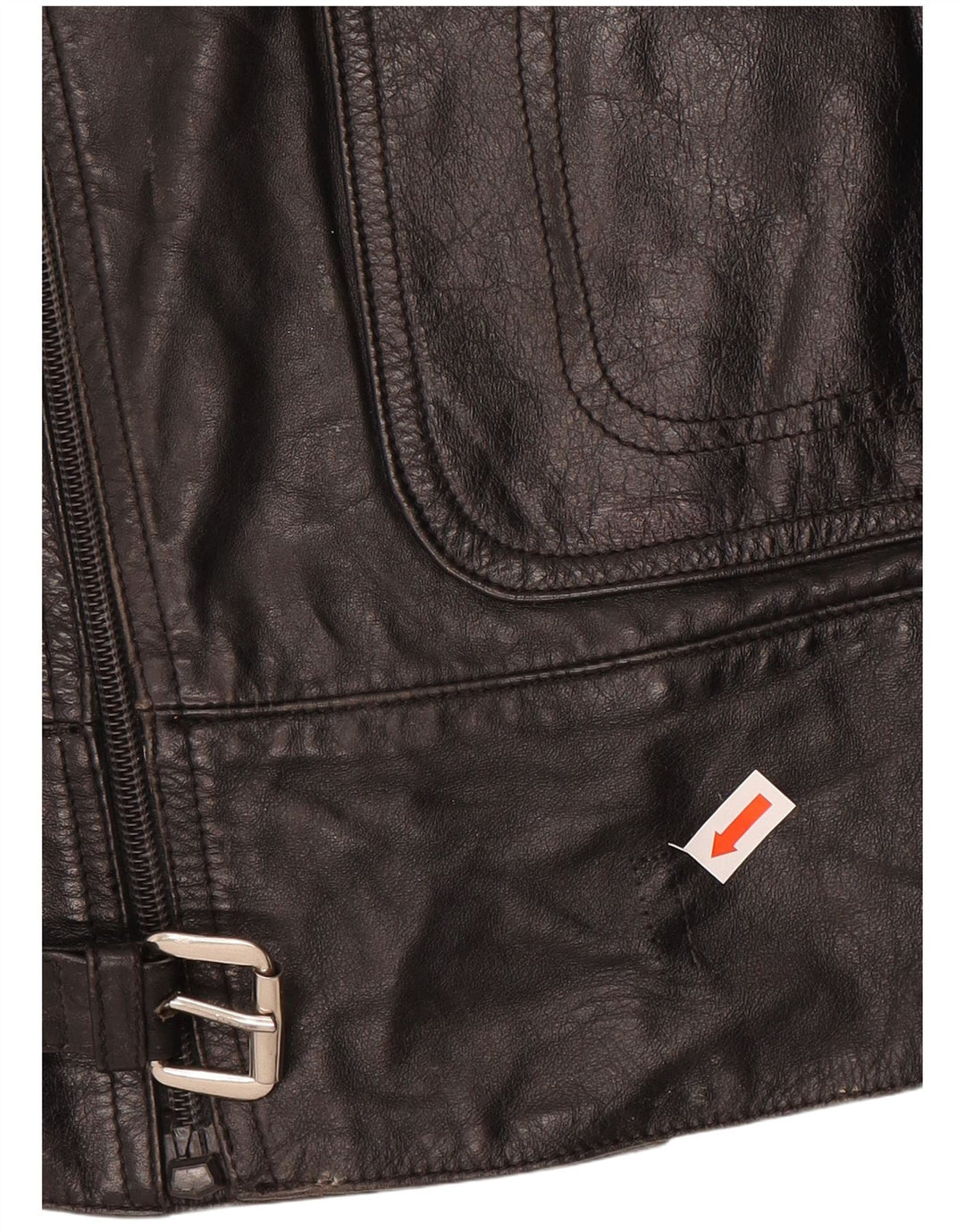 Giacca in pelle da motociclista da donna Dainese UK 14 media pelle nera