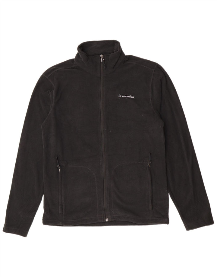 Giacca in pile da uomo Columbia UK 38 poliestere nero medio