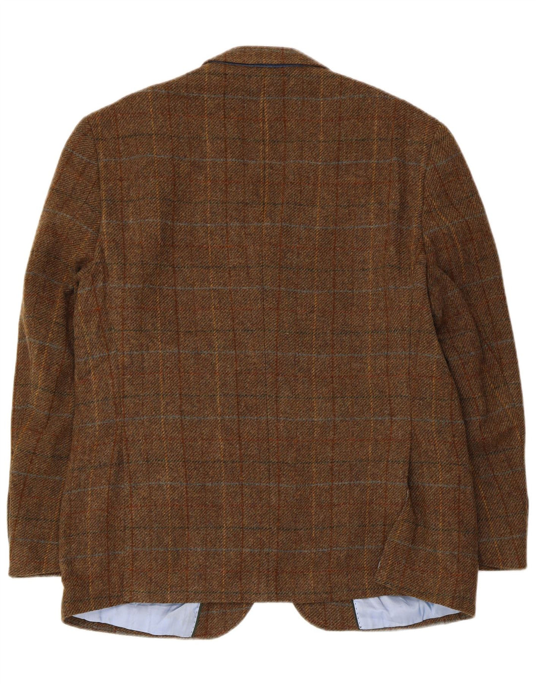 Giacca blazer a 2 bottoni da uomo Marks & Spencer UK 42 XL a quadri marroni