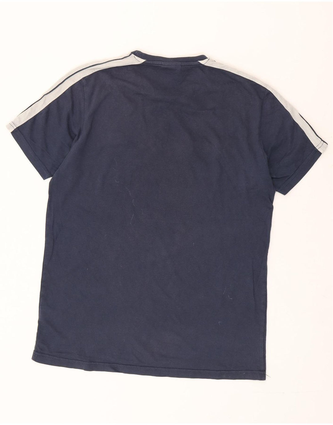 ELLESSE T-shirt da uomo Top in cotone color block medio blu navy