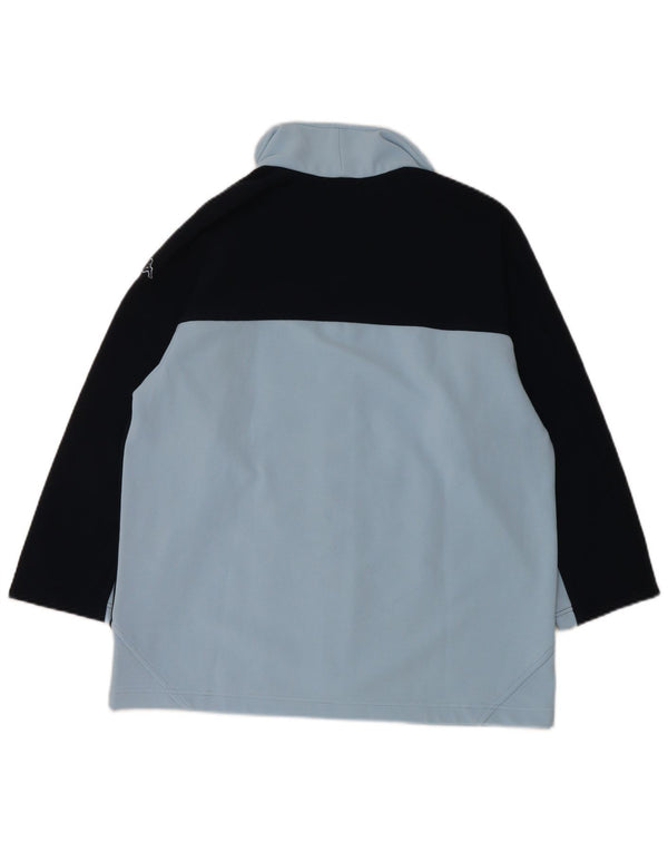 Giacca da tuta da donna con maniche a 3/4 Kappa UK 18 XL Blu Colourblock