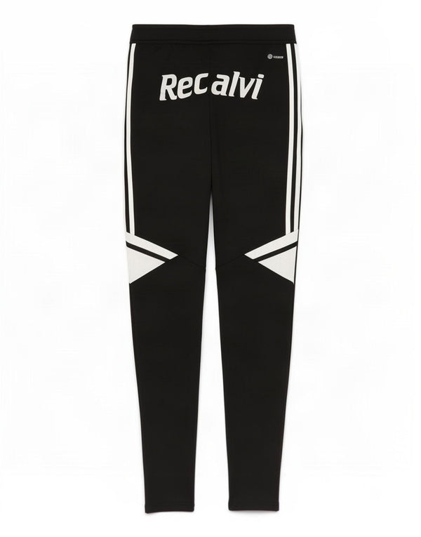 Pantaloni della tuta da donna Adidas Aeroready UK 4 XS Black Colourblock