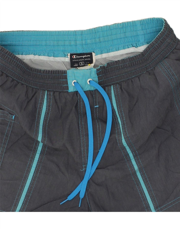 CHAMPION Mens Sport Shorts Small Grey Cotton Vintage Champion and Second-Hand Champion from Messina Hembry 