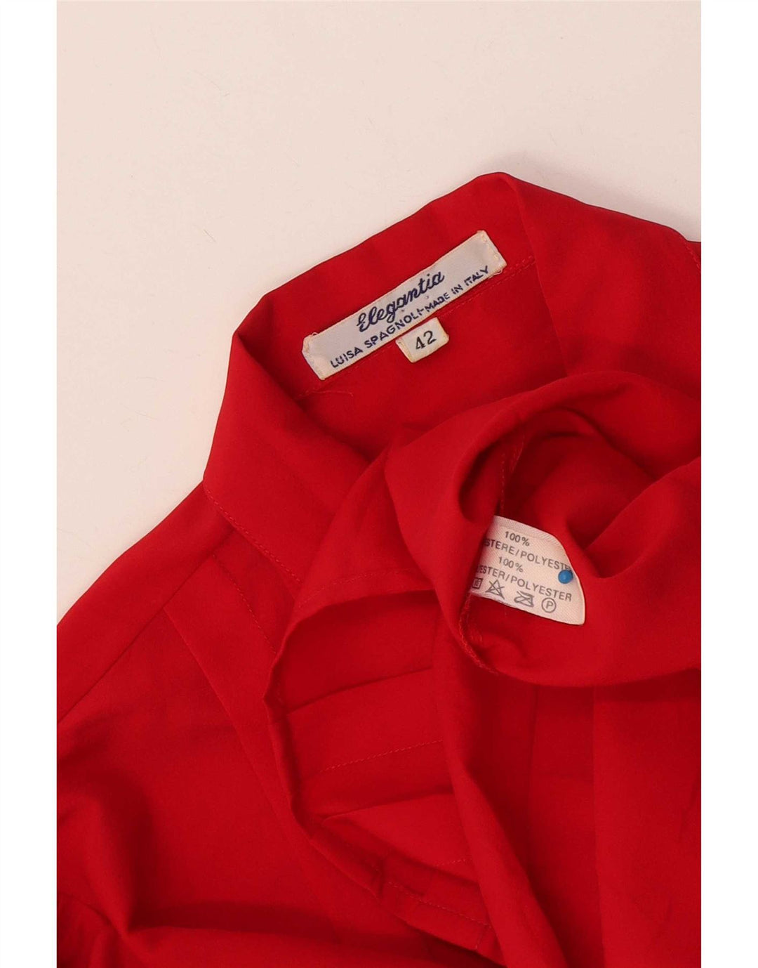 Camicetta Camicia Donna Luisa Spagnoli IT 42 Rosso Medio Poliestere