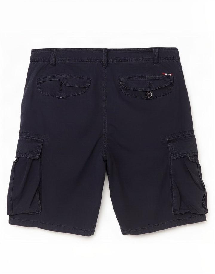 Pantaloncini cargo da uomo Napapijri medi W32 in cotone blu navy
