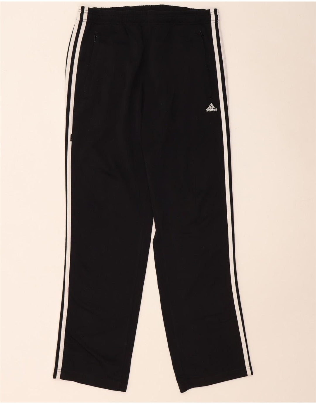 Pantaloni da tuta da uomo Adidas Small neri in poliestere