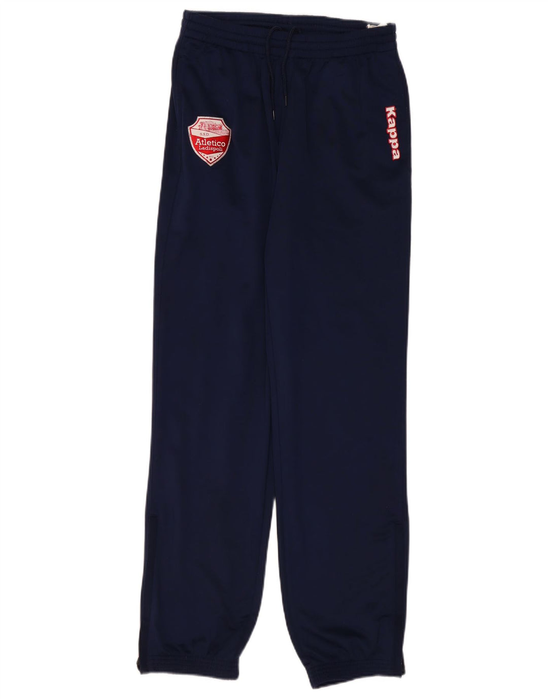 Pantaloni da tuta con grafica Kappa da uomo, pantaloni da jogging, piccoli, in poliestere blu navy