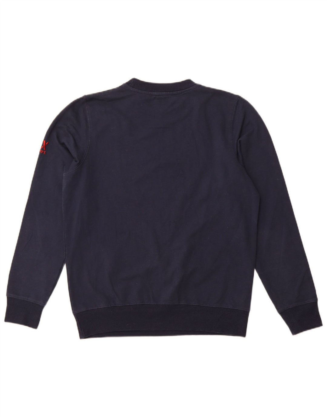 Felpa grafica da uomo AVIREX maglione medio in cotone blu navy
