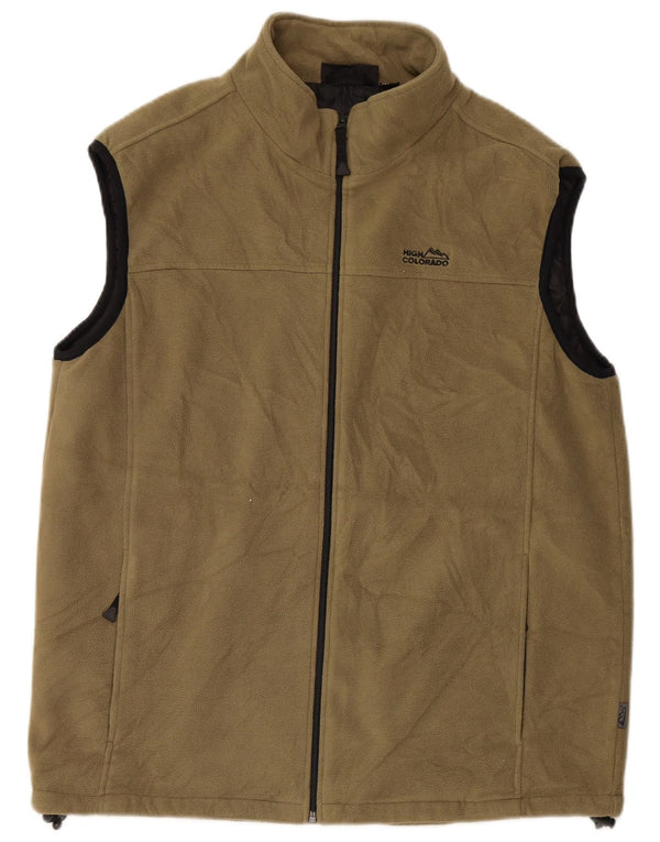 Gilet in pile da uomo High Colorado UK 42 XL Poliestere kaki