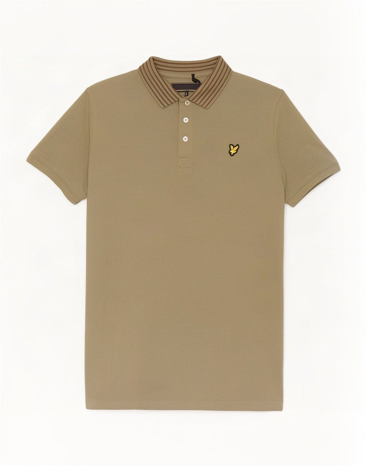 Polo da ragazzo Lyle & Scott 14-15 anni in cotone kaki