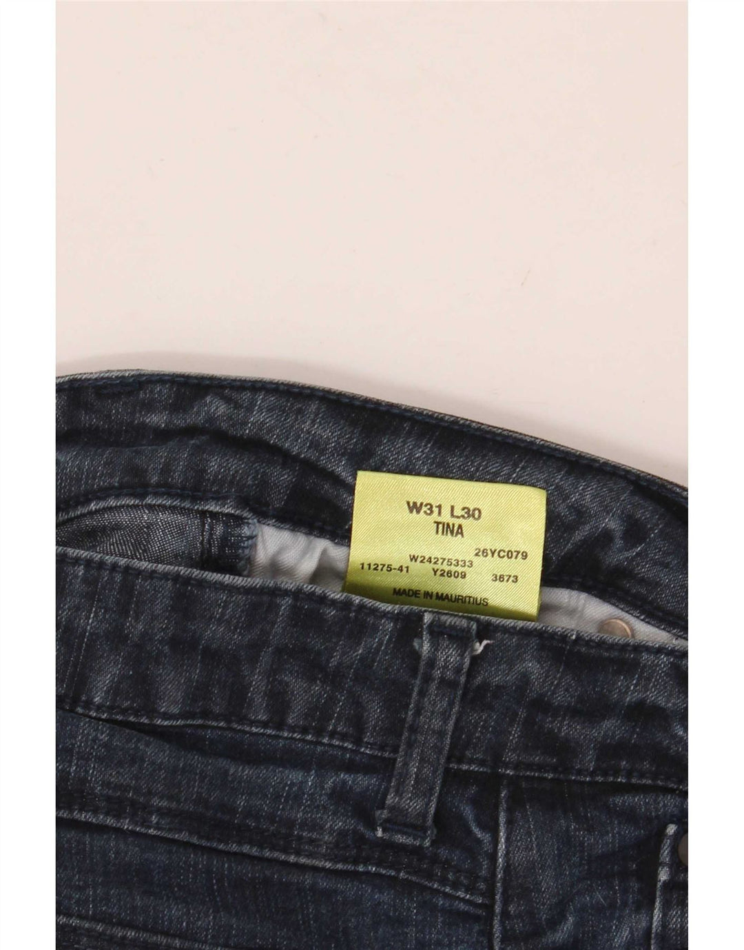 Jeans Wrangler TIna Bootcut da donna W31 L30 cotone blu