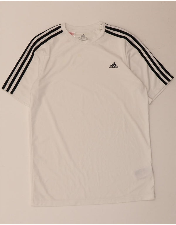 Maglietta Adidas Aeroready da bambino 15-16 anni XL poliestere bianco