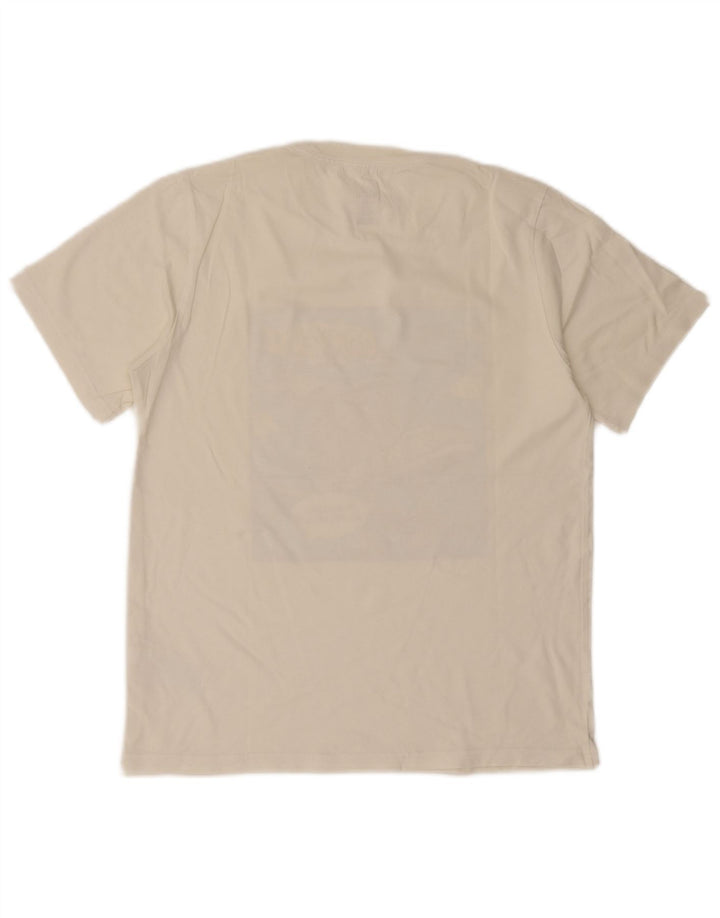 T-shirt grafica da uomo Converse Top piccola in cotone bianco