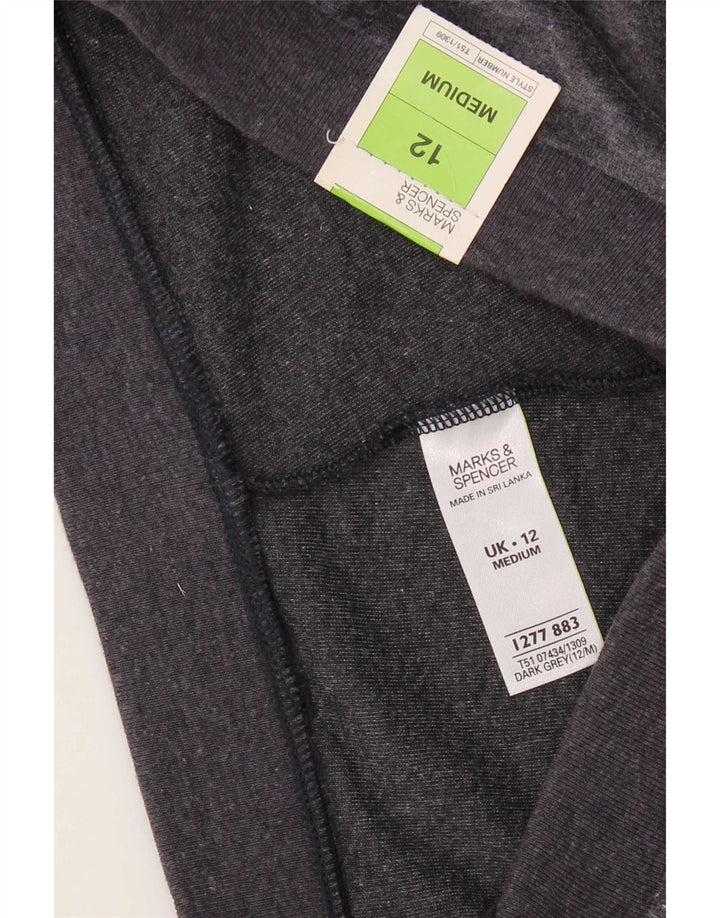 Pantaloni da tuta da donna Marks & Spencer UK 12 Medium W30 L30 Grigio