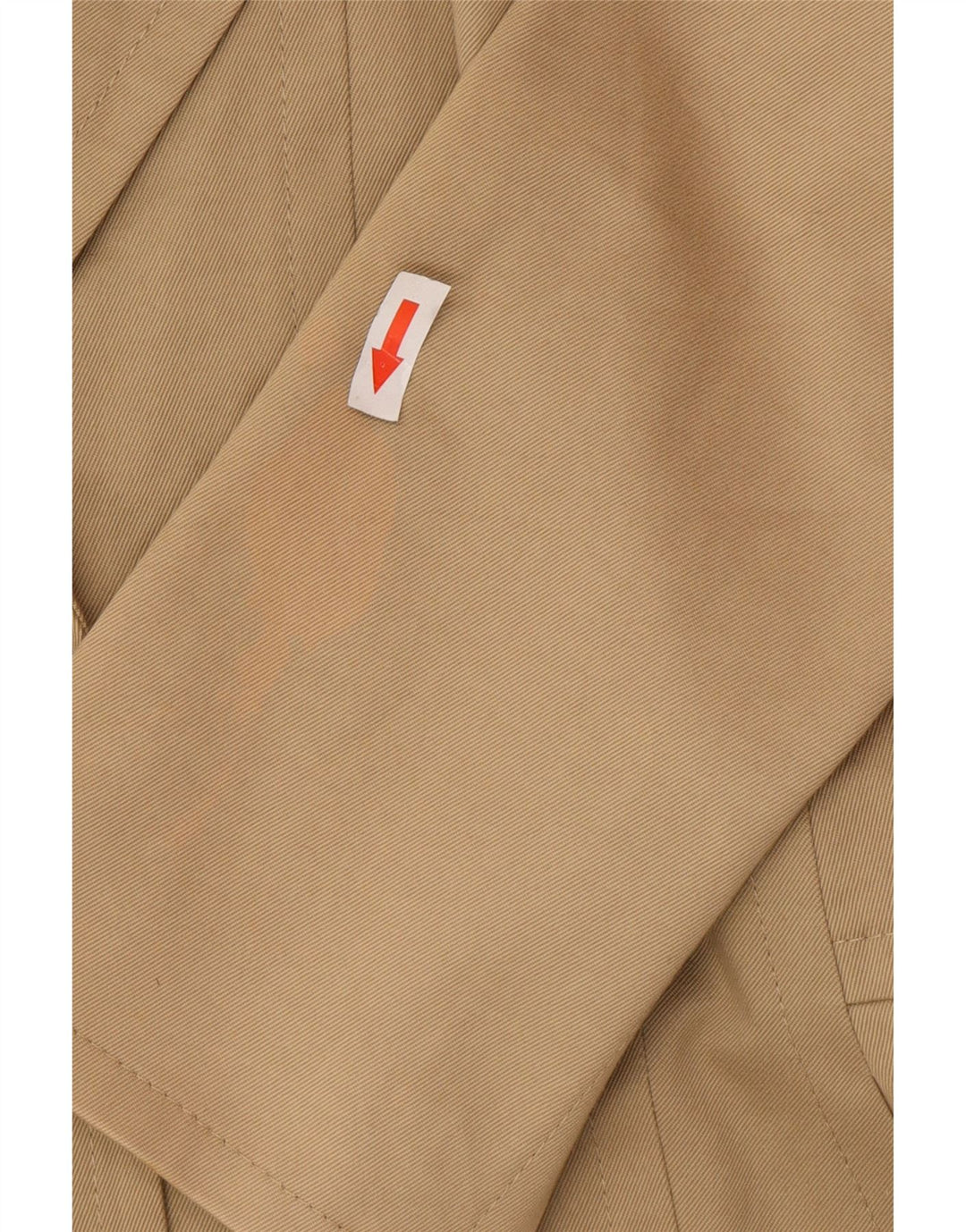 Giacca blazer a 3 bottoni da donna Hugo Boss UK 10 piccola classica in cotone beige