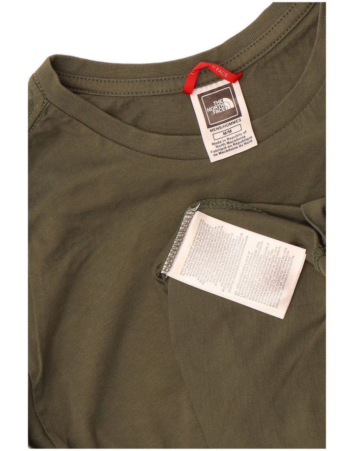 The North Face Maglia da uomo a maniche lunghe in cotone kaki medio