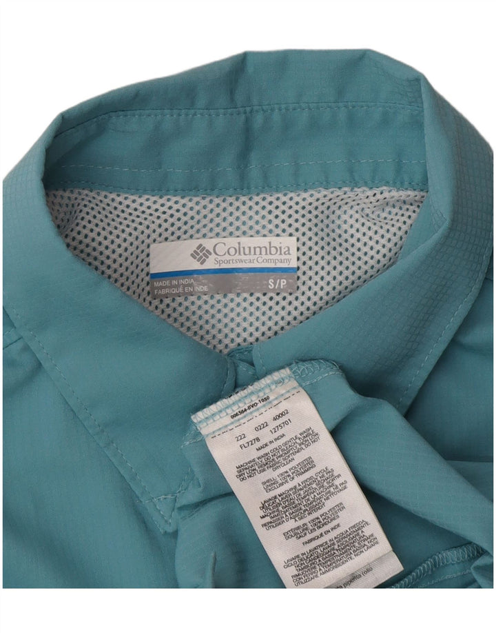 Camicia da donna Columbia UK 10 Small Turchese Poliestere